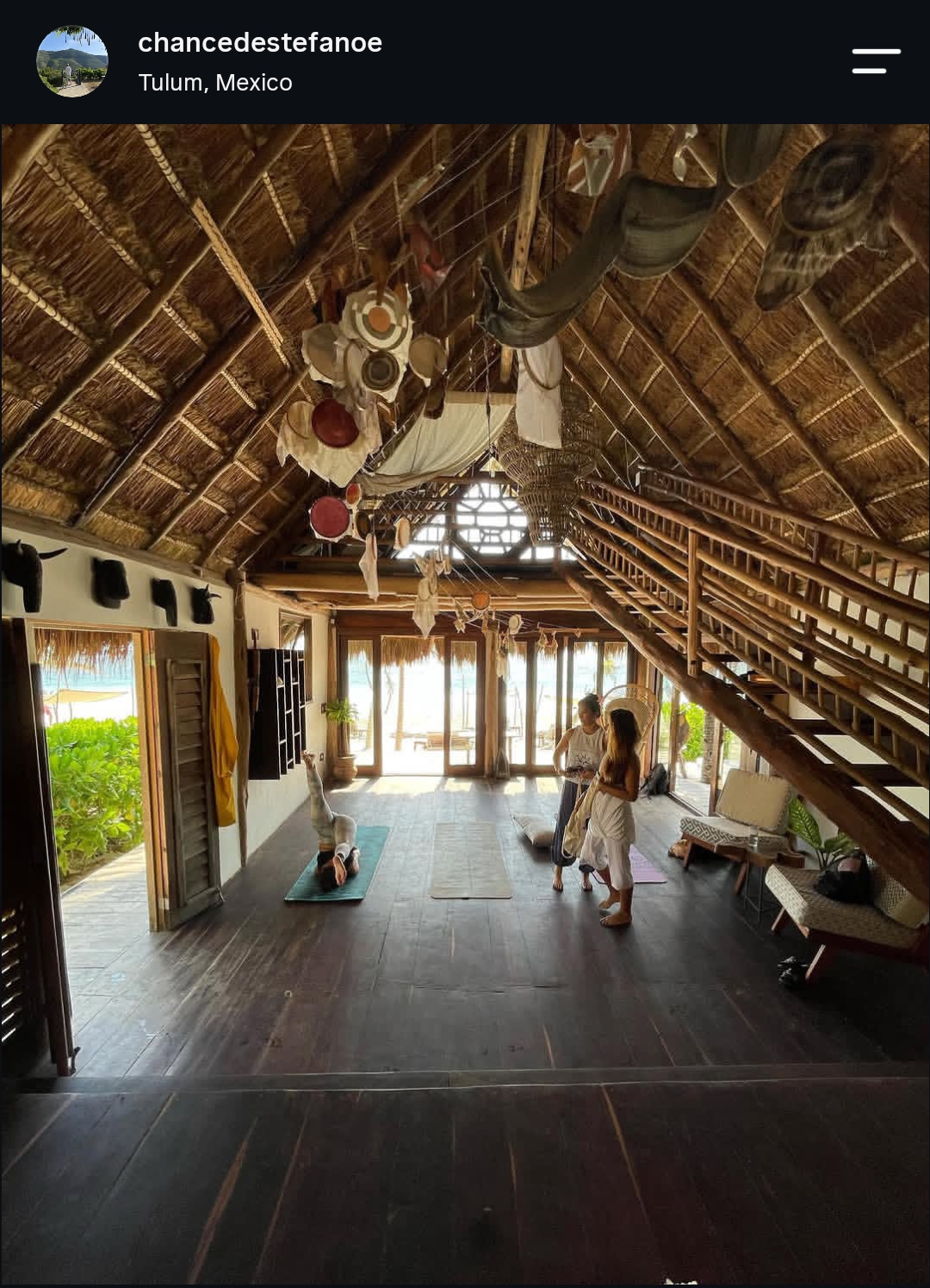 Palapa shala in Tulum, Mexico